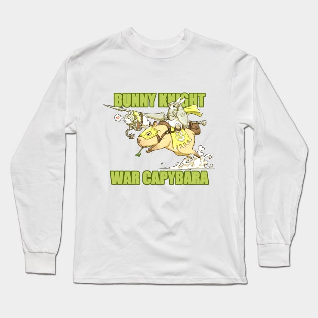 Bunny Knight Long Sleeve T-Shirt by Pan_Ren_Wei